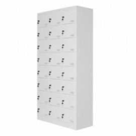 Locker Metalico 24 Puertas MC Blanco