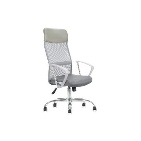 Silla Ejecutiva ECO para Oficina con Base Cromada / Blanca