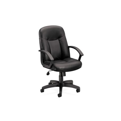 Silla Ejecutiva en Piel Negra HVL601SB11T